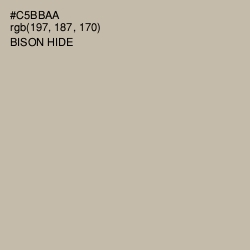 #C5BBAA - Bison Hide Color Image